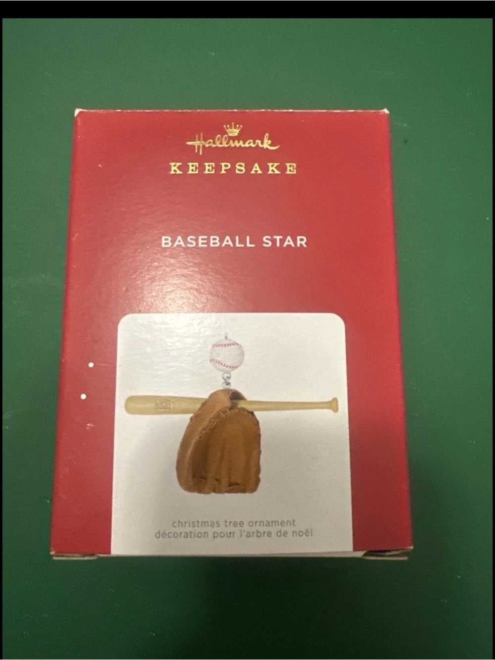 Hallmark Keepsake Ornament Baseball Star 2012 Personalize It
